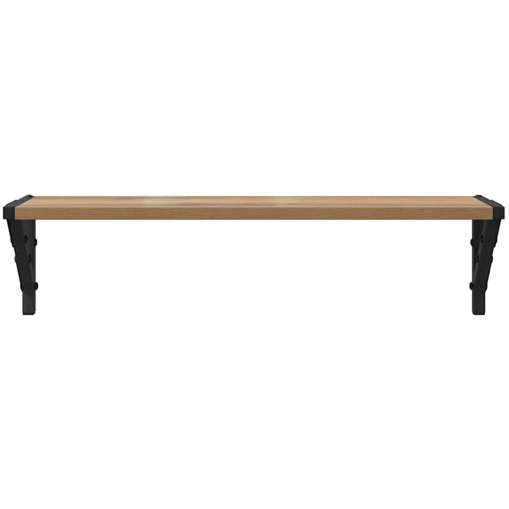 vidaXL 60 x 15cm Artisan Oak Wall Shelf Set of 2 Image 5