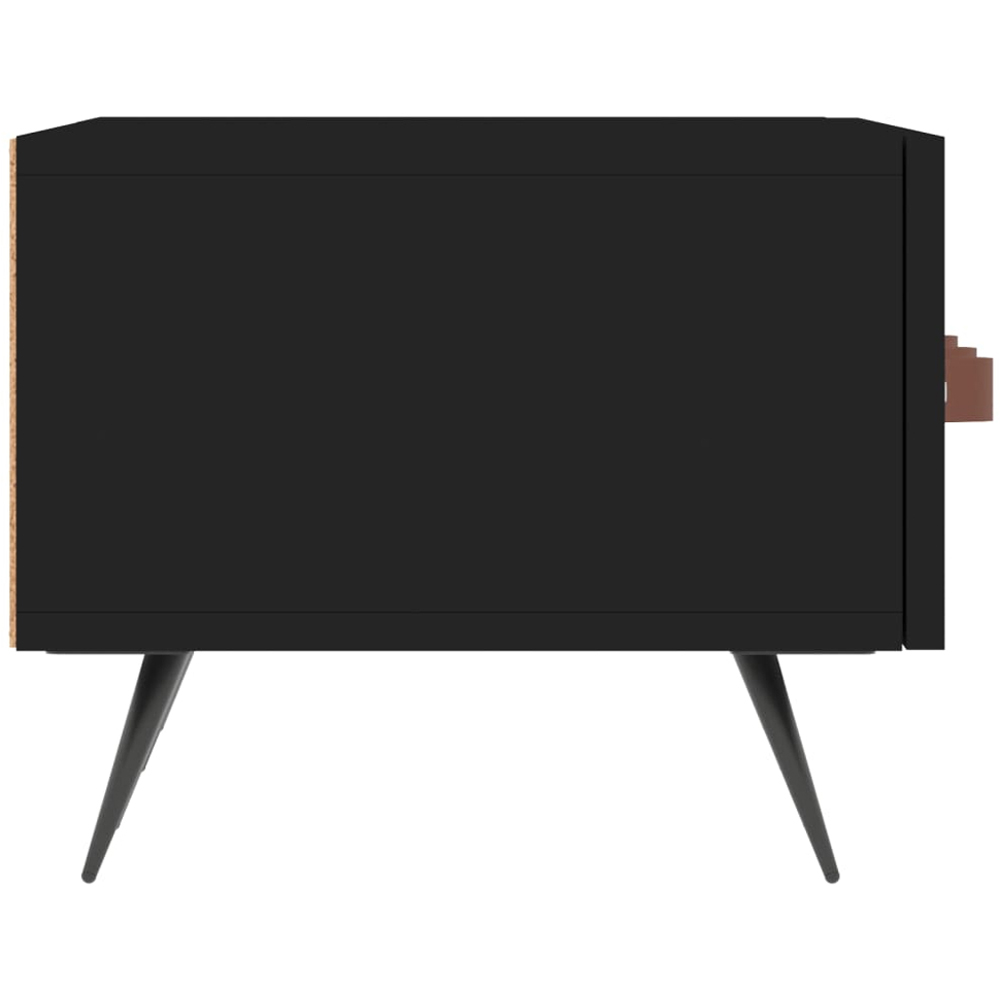 vidaXL 3 Drawer Black TV Cabinet Image 7
