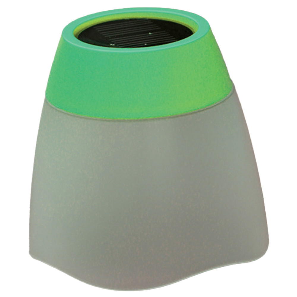 Luxform Green Tumbler Solar Table Light Image 1