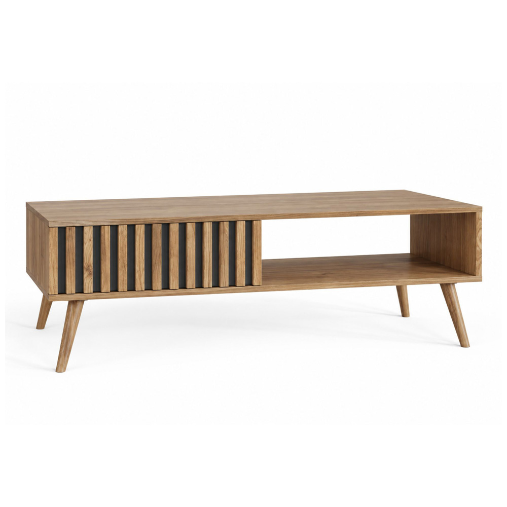 GFW Rowan Oak Louvered Coffee Table Image 4