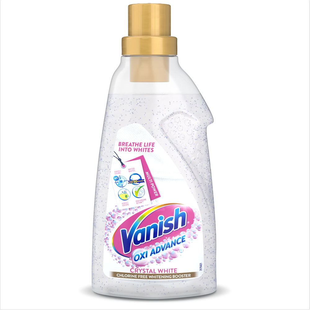 Vanish Crystal White Oxi Action Fabric Stain Remover 750ml Image