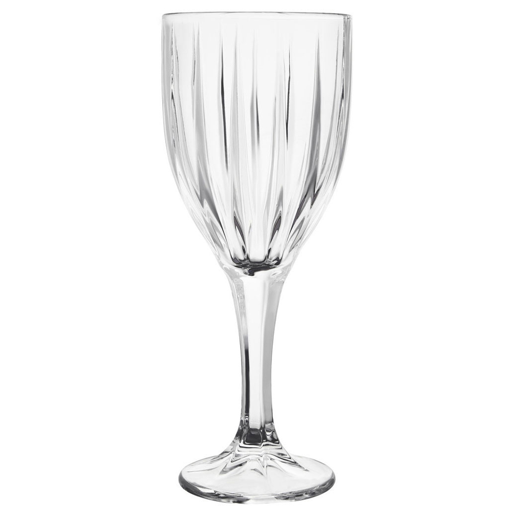 Premier Housewares Beaufort Crystal Clear Wine Glasses 4 Pack Image 1