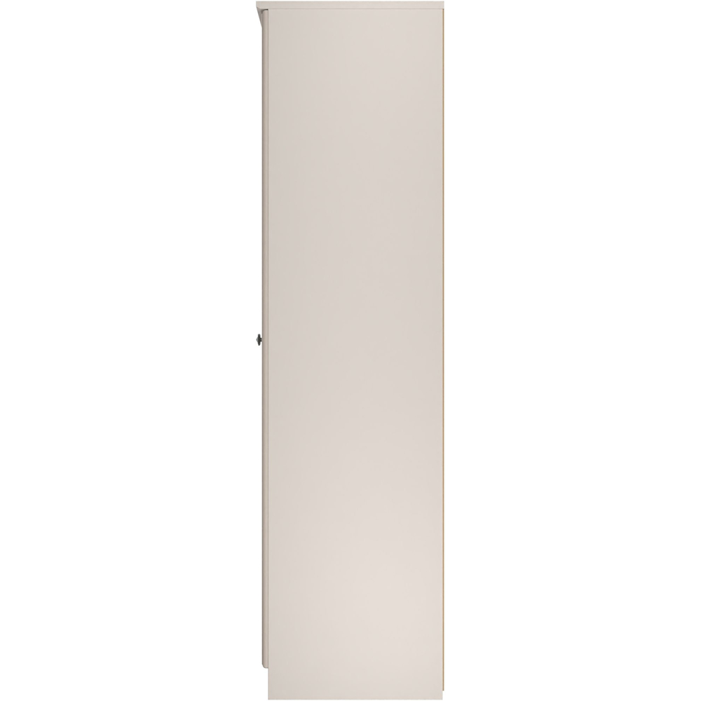 Crowndale Pembroke 4 Door Kashmir Ash Mirror Wardrobe Ready Assembled Image 7