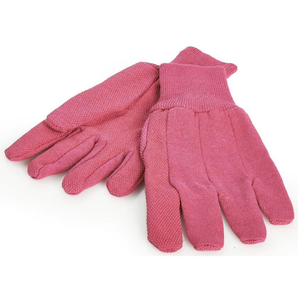 Wilko Size 8 Jersey Garden Gloves 3 pack Image 4