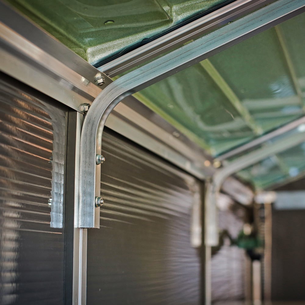 Palram Canopia Rubicon Dark Grey 6 x 12ft Shed Image 4