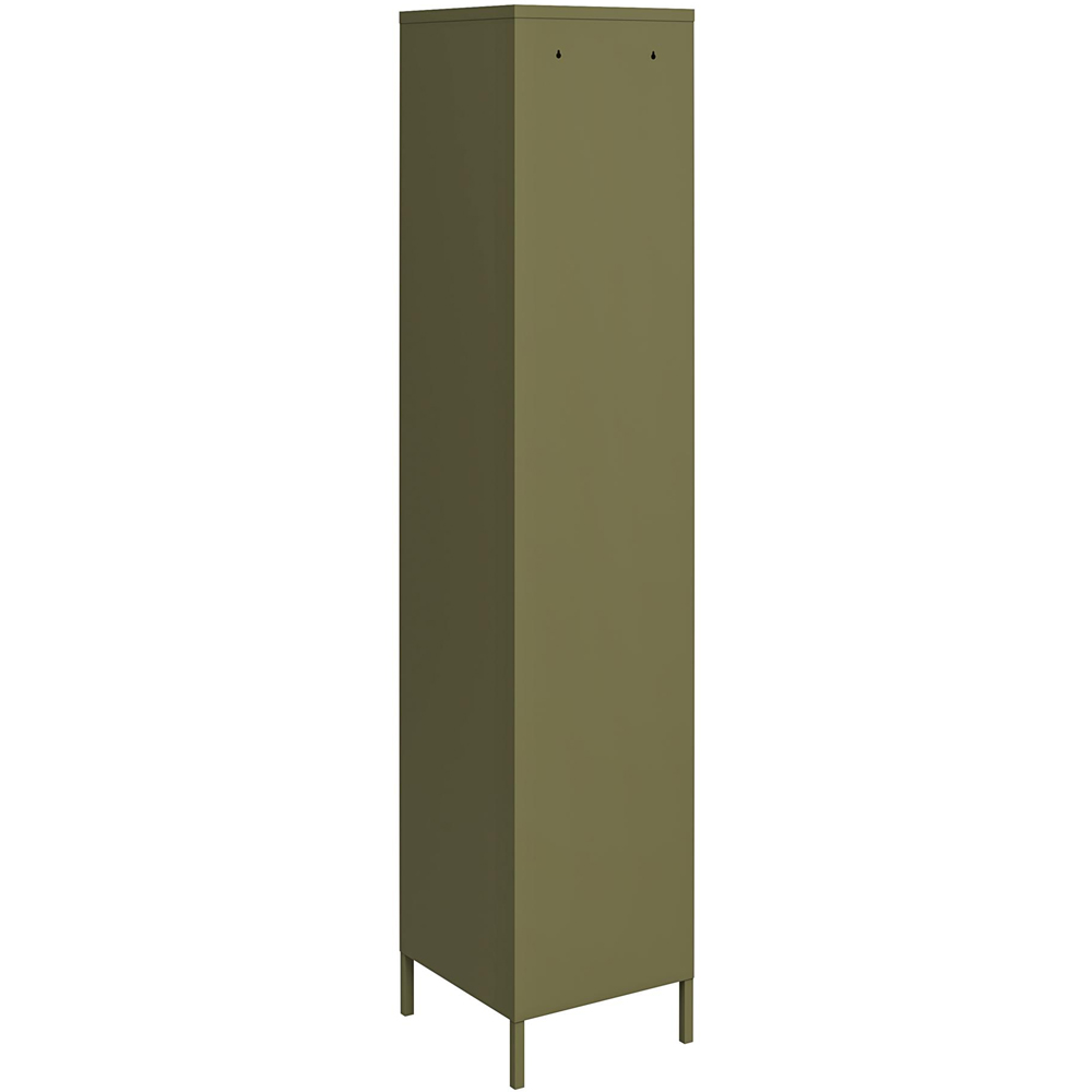 Dorel Bradford Single Door Olive Green Metal Storage Cabinet Image 6