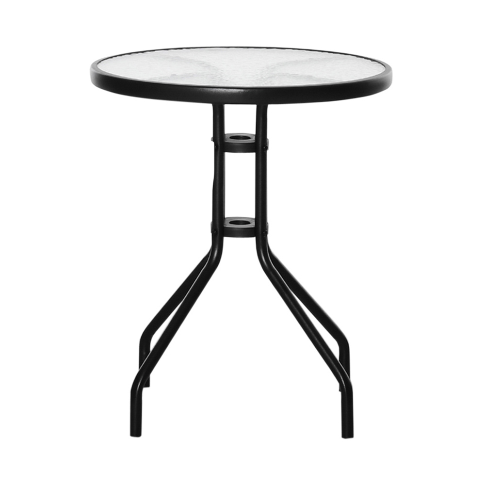 Outsunny 3 Piece Bistro Set Grey Image 4