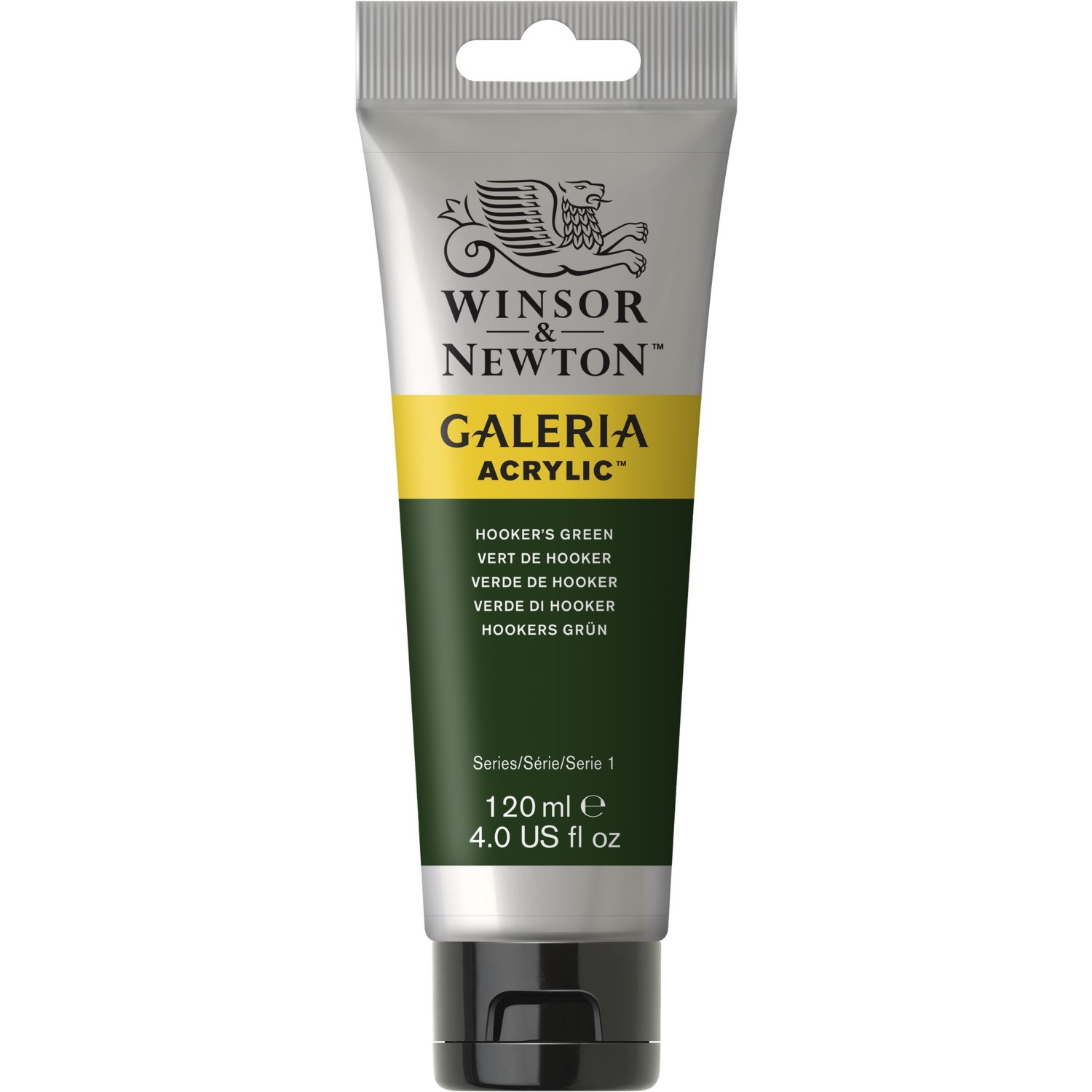 Winsor and Newton 120ml Galeria Acrylic Colour Paint - Hookers Green Image