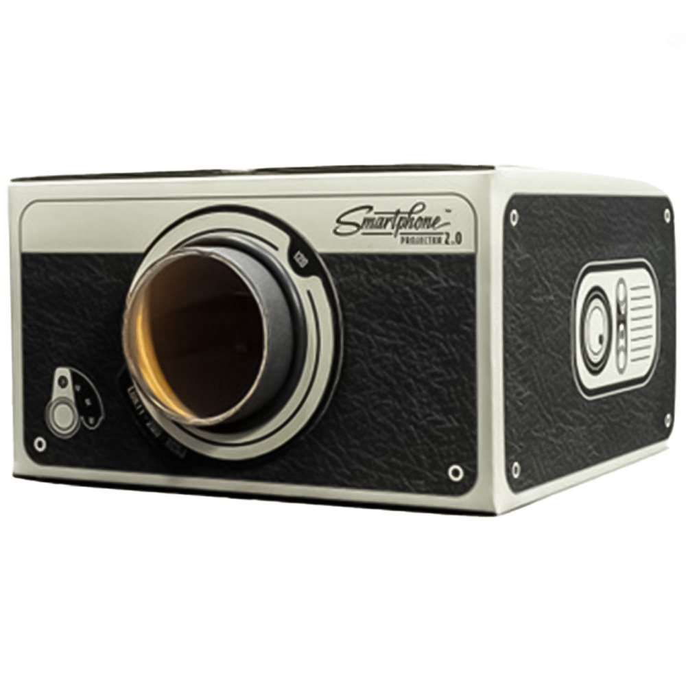 White and Black Smartphone Projector 2.0 Image 1