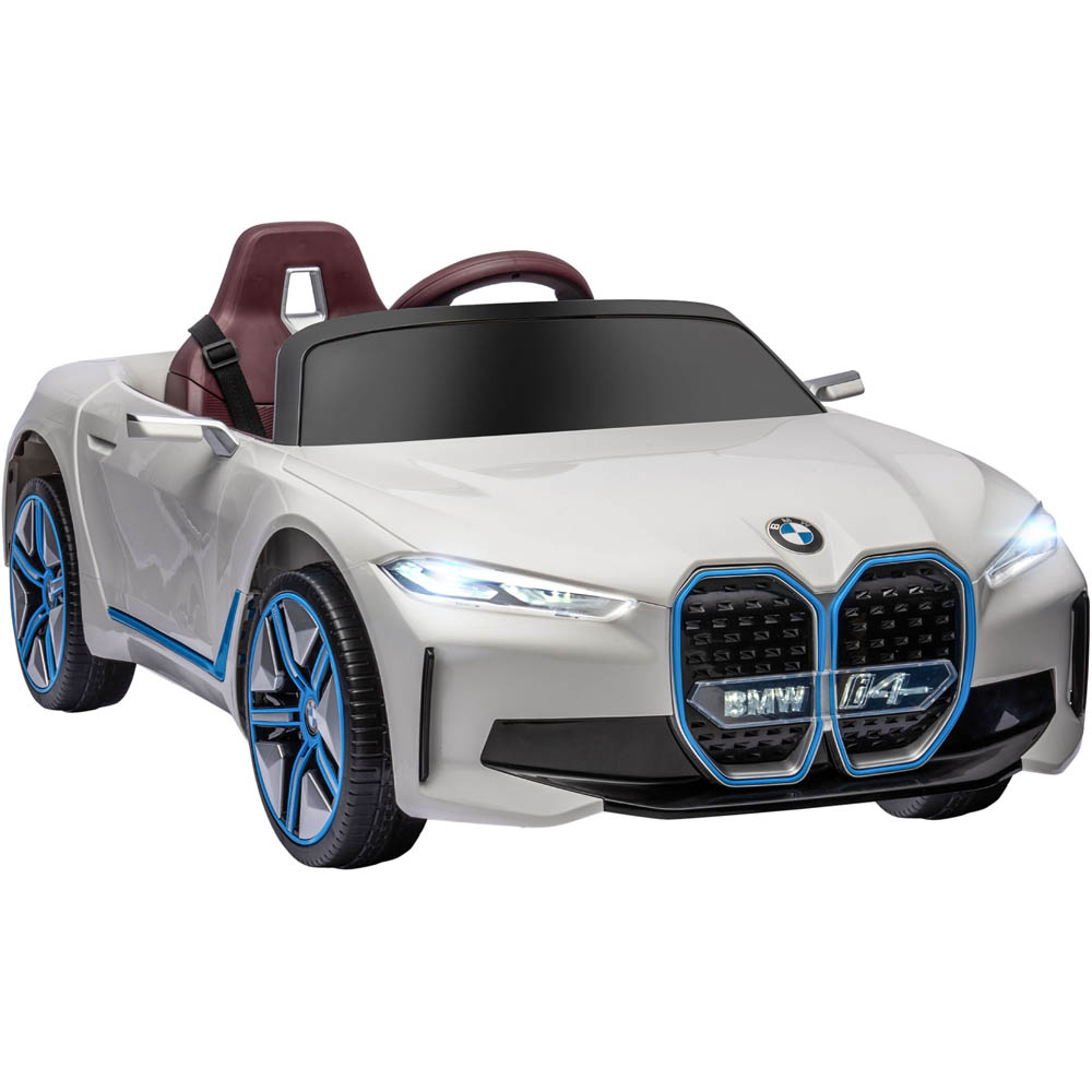 Tommy Toys BMW I4 Kids Ride On Electric Car White 12V Image 1