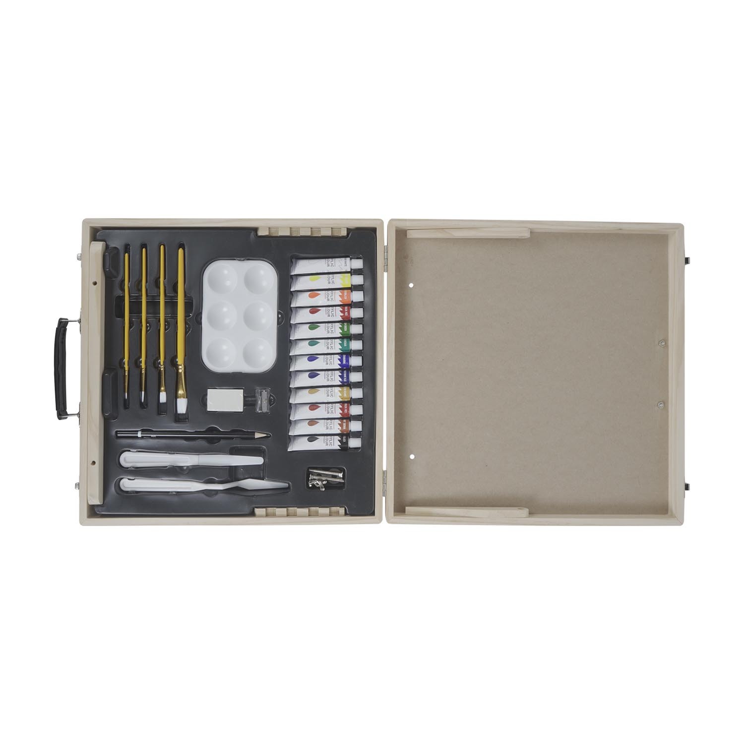 Art Studio 23 Piece Wood Box Easel Set Image 2