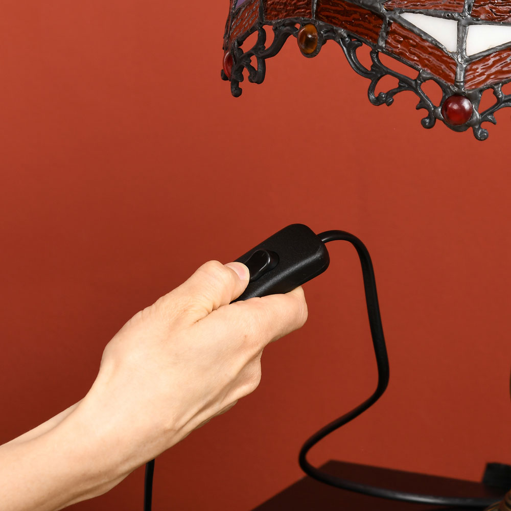 Portland Sunflower Antique Table Lamp Image 5