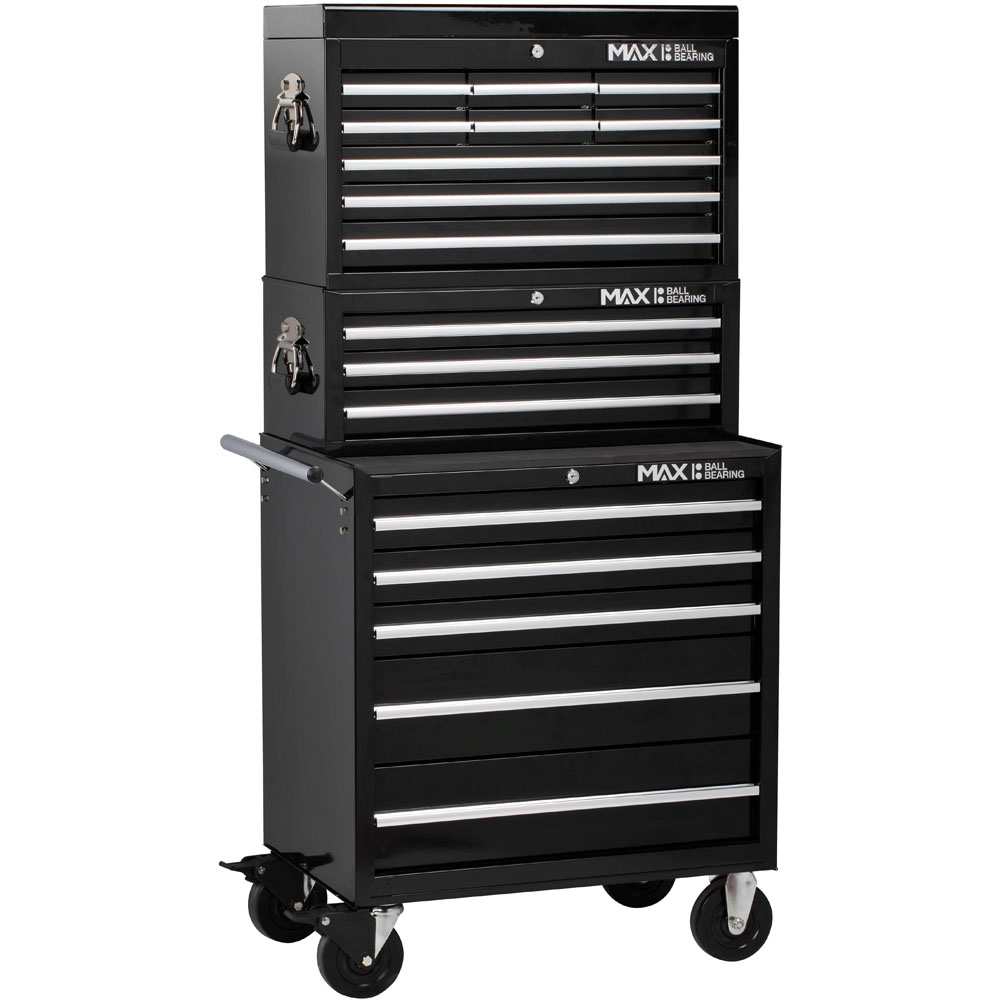 Hilka Professional 17 Drawer Tool Chest and Cabinet Set Image 2