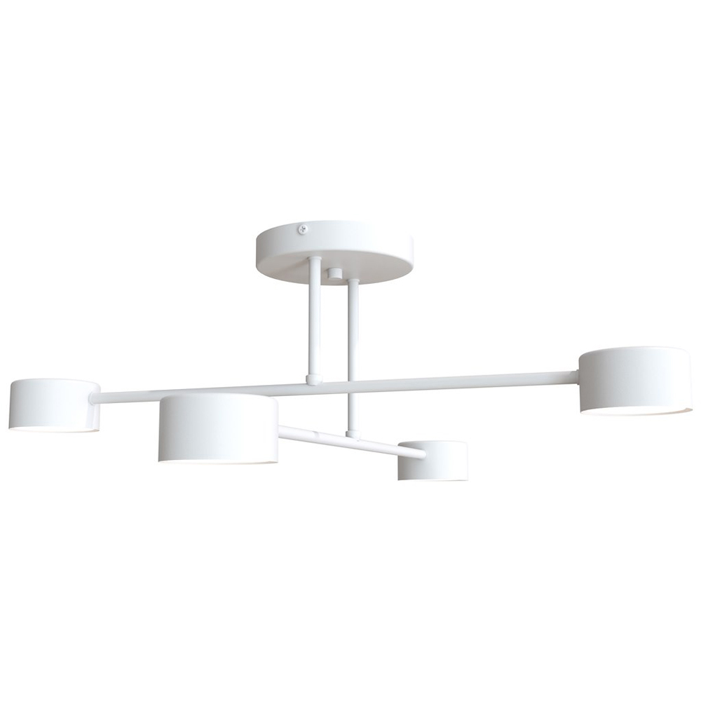 Emibig Halo 4 Light White GX53 Ceiling Light Image 1