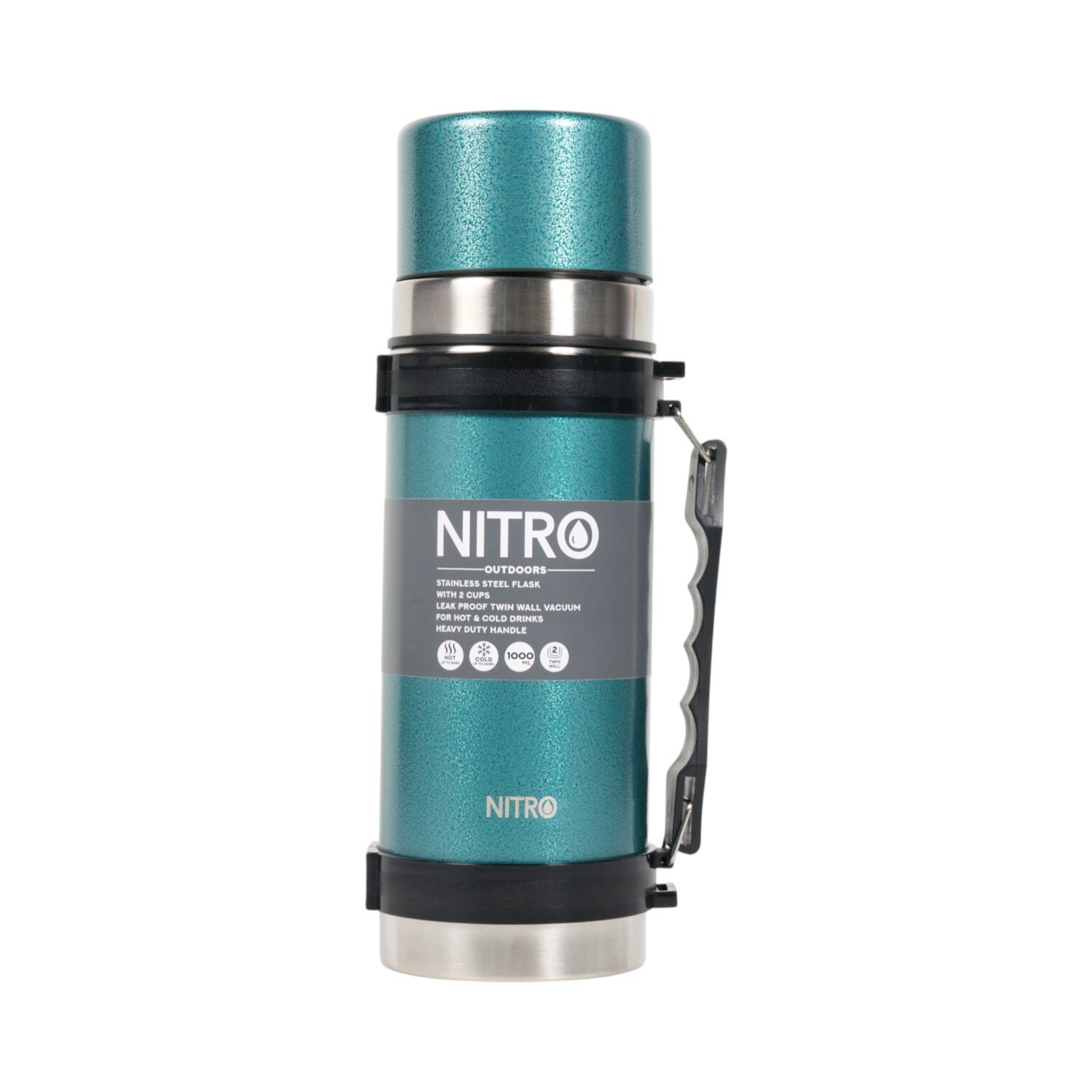 Nitro 2 Cup Stainless Steel Jumbo Vacuum Flask Image 2