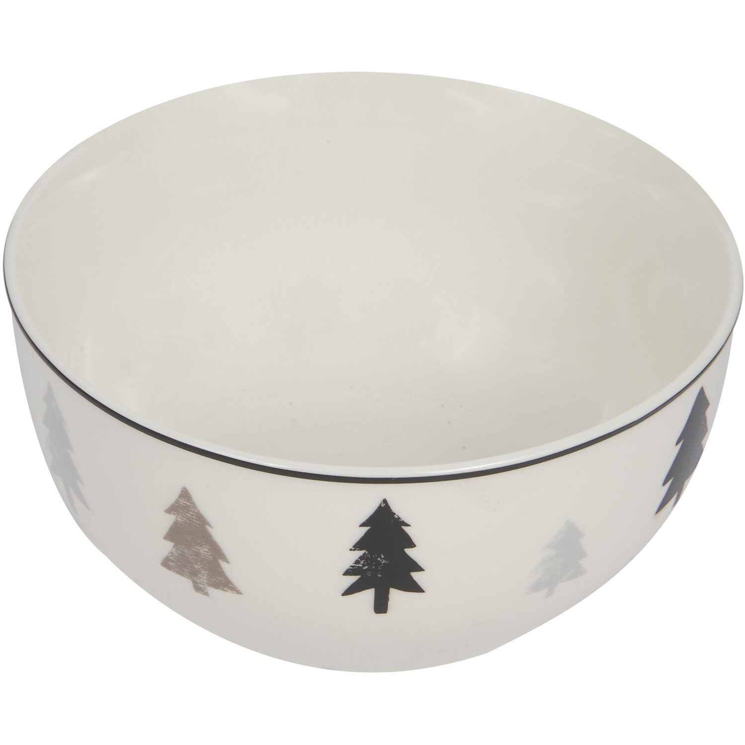 12-Piece Scandi Pine Dinner Set - White Image 6