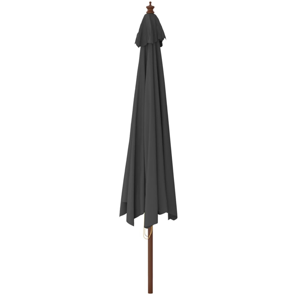 vidaXL Anthracite Garden Parasol 4 x 4m Image 4