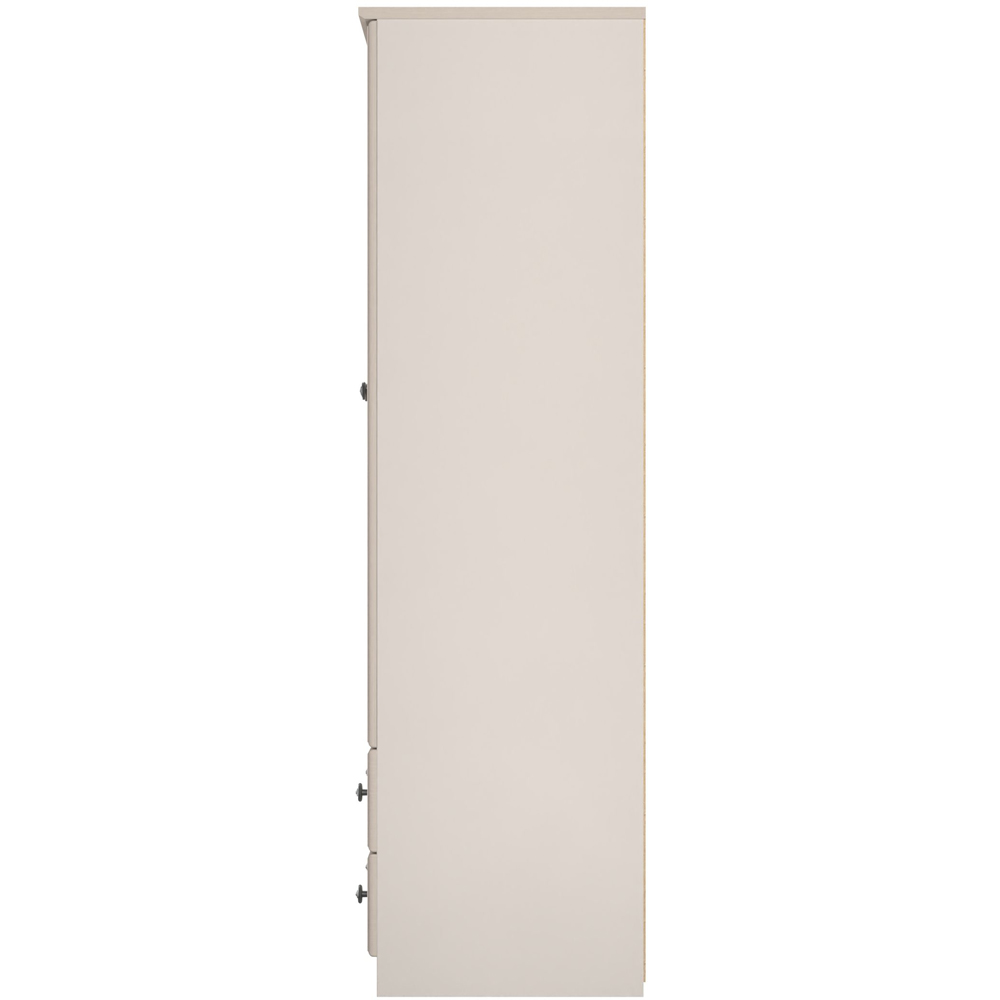 Crowndale Pembroke 2 Door 2 Drawer Kashmir Ash Wardrobe Ready Assembled Image 5
