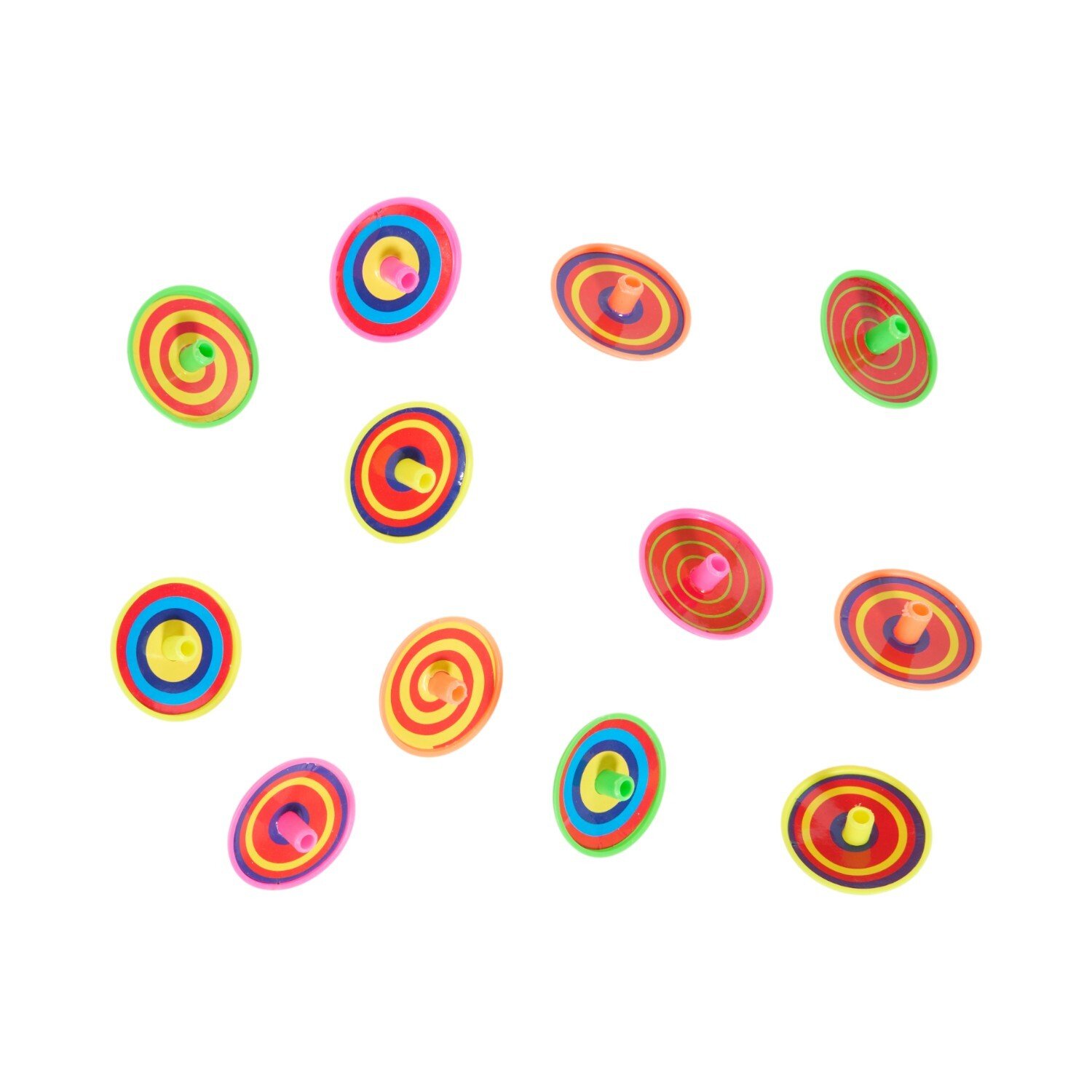 Pack of 12 Spinning Top Party Favours Image 3
