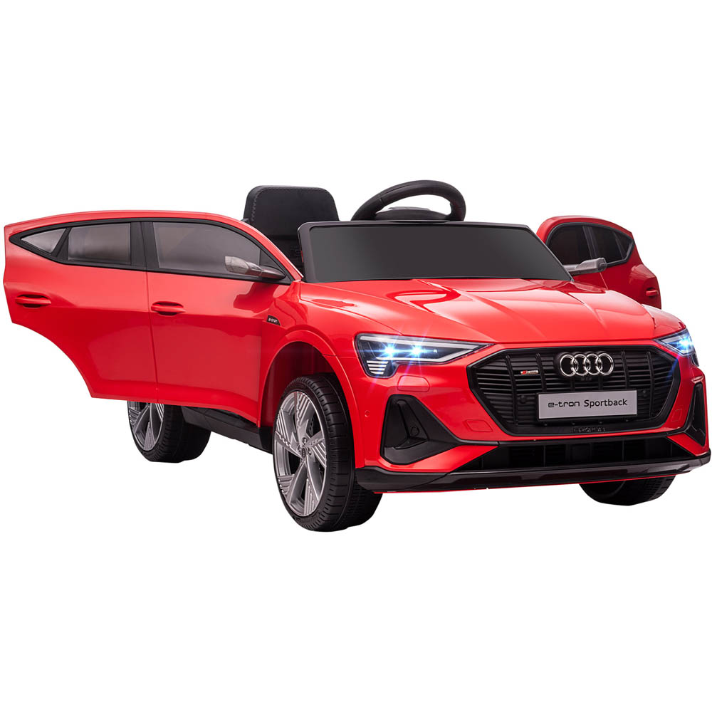 Tommy Toys Audi E Tron Kids Ride On Electric Car Red 12V Image 1