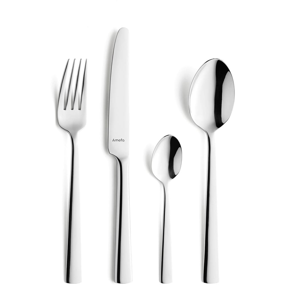 Amefa Bliss Modern 16 Piece Cutlery Set - Silver Image 1