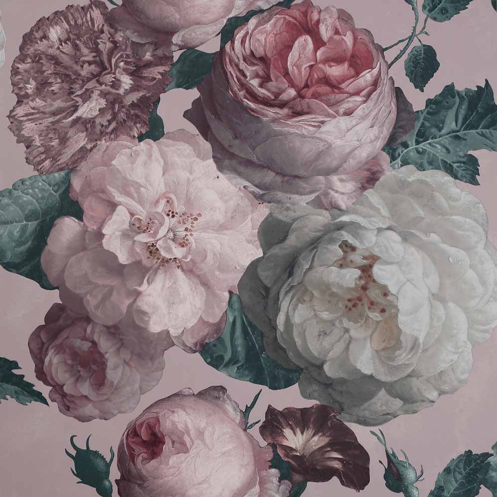 Arthouse Highgrove Floral Blush and Pink Wallpaper Image 1