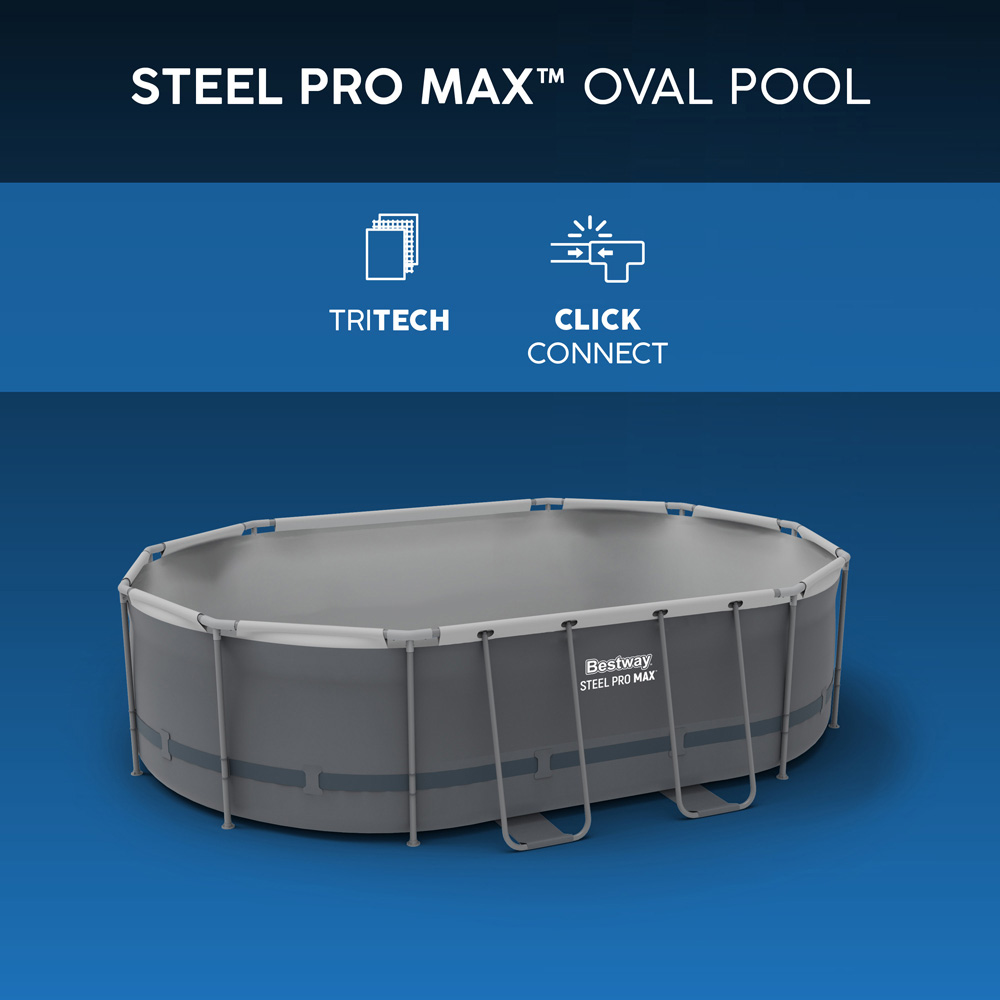 Bestway Steel Pro Max Oval Pool Set 16 x 10ft x 42 inch Image 7