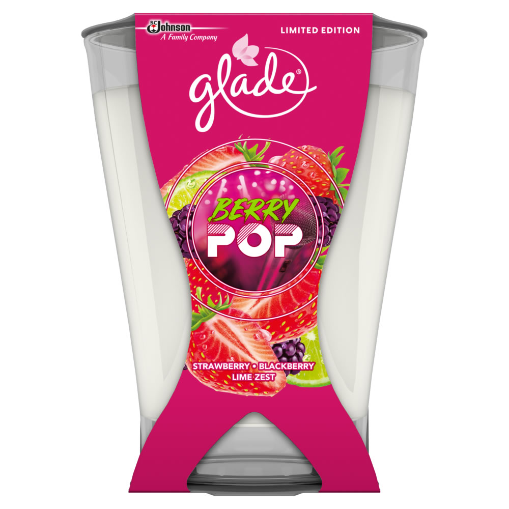Glade Berry Pop Candle 224g Image 1