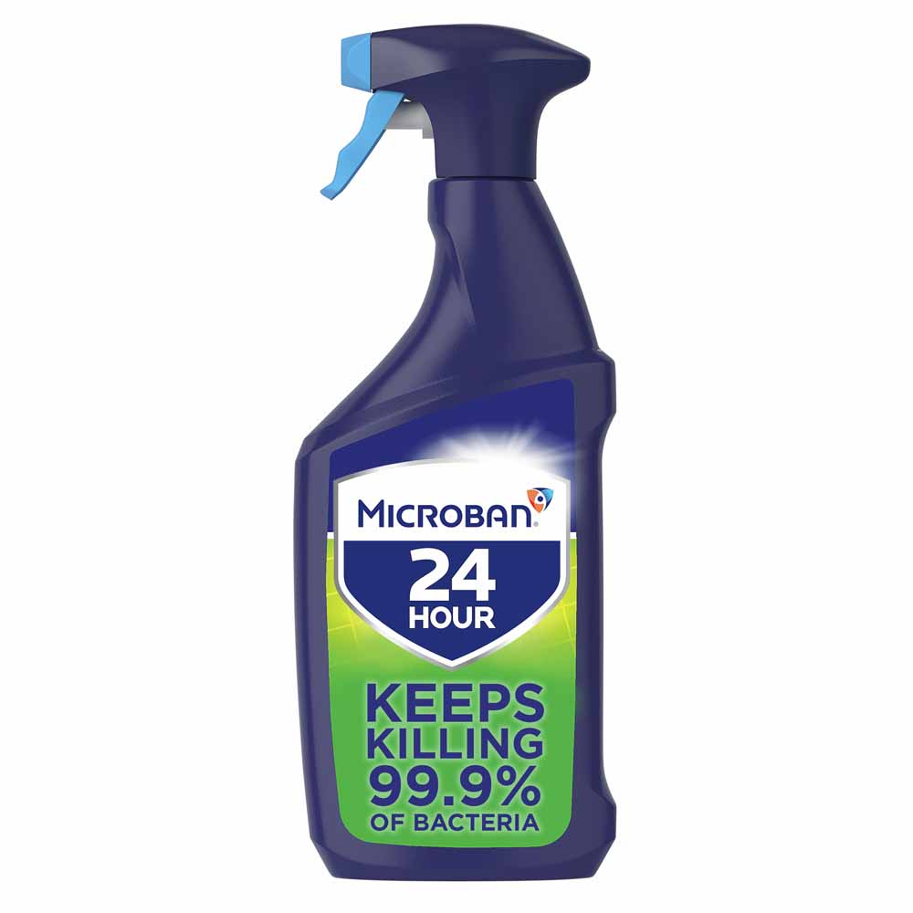 Microban Antibacterial Bathroom Cleaner Fresh Spray 750ml Image 1