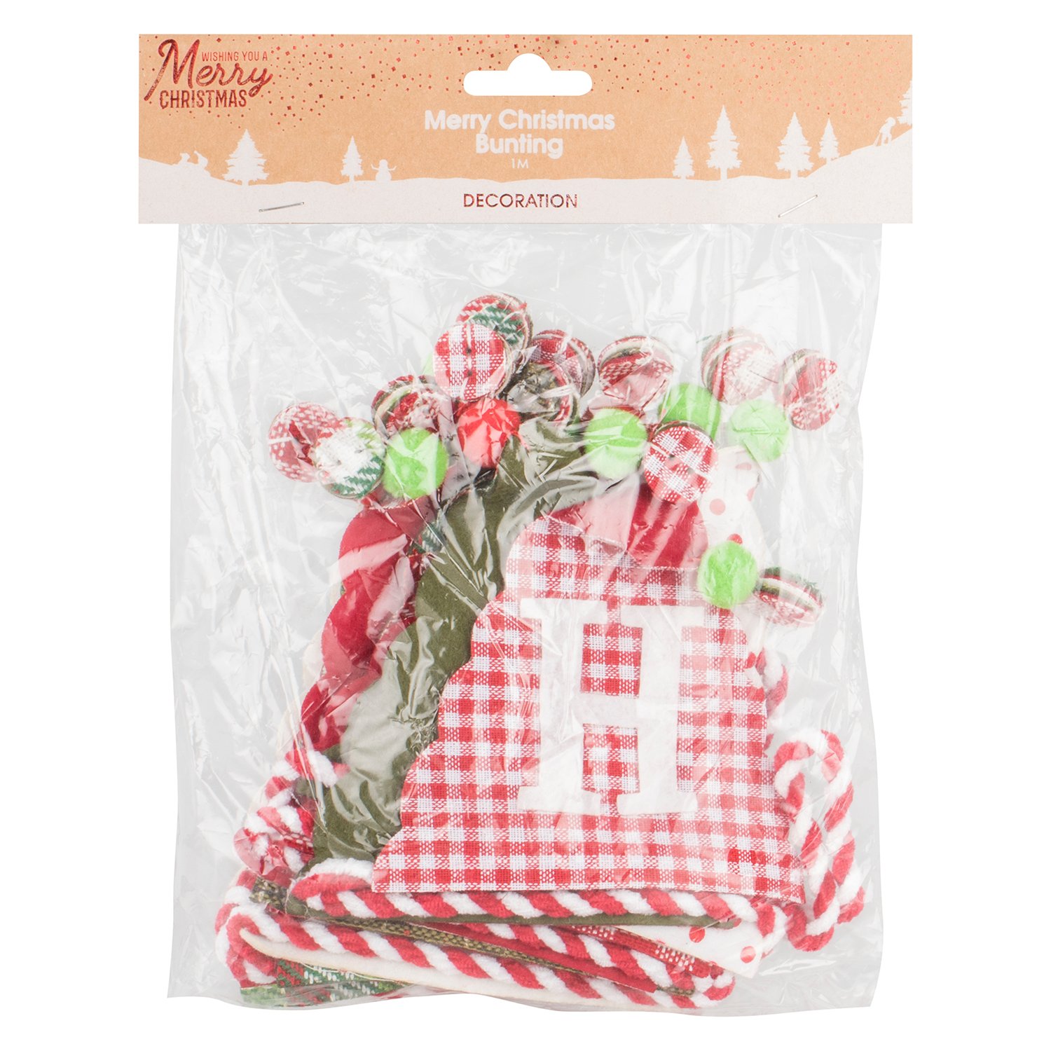Merry Christmas Bunting Decoration Image