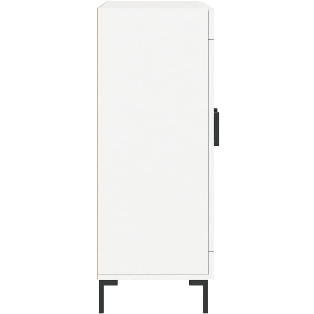vidaXL 2 Door White Sideboard Image 7