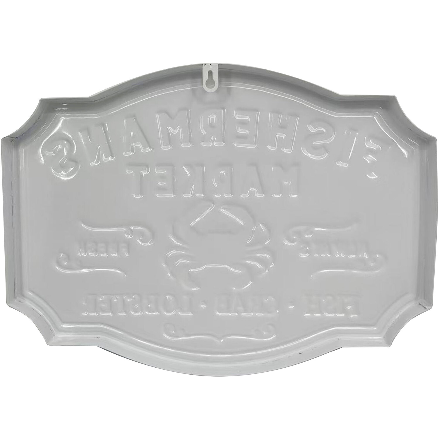 Fishermans Metal Sign Blue Image 4