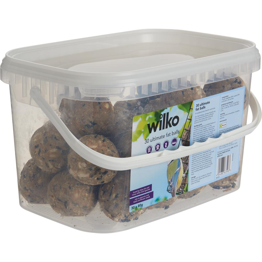 Wilko Wild Bird Premium Fat Balls 30 x 80g Image 2