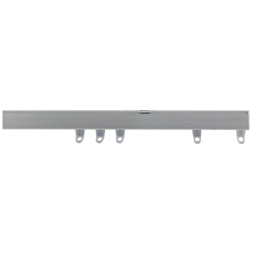 New Edge Blinds 260cm Fineline Aluminium Silver Curtain Track Image