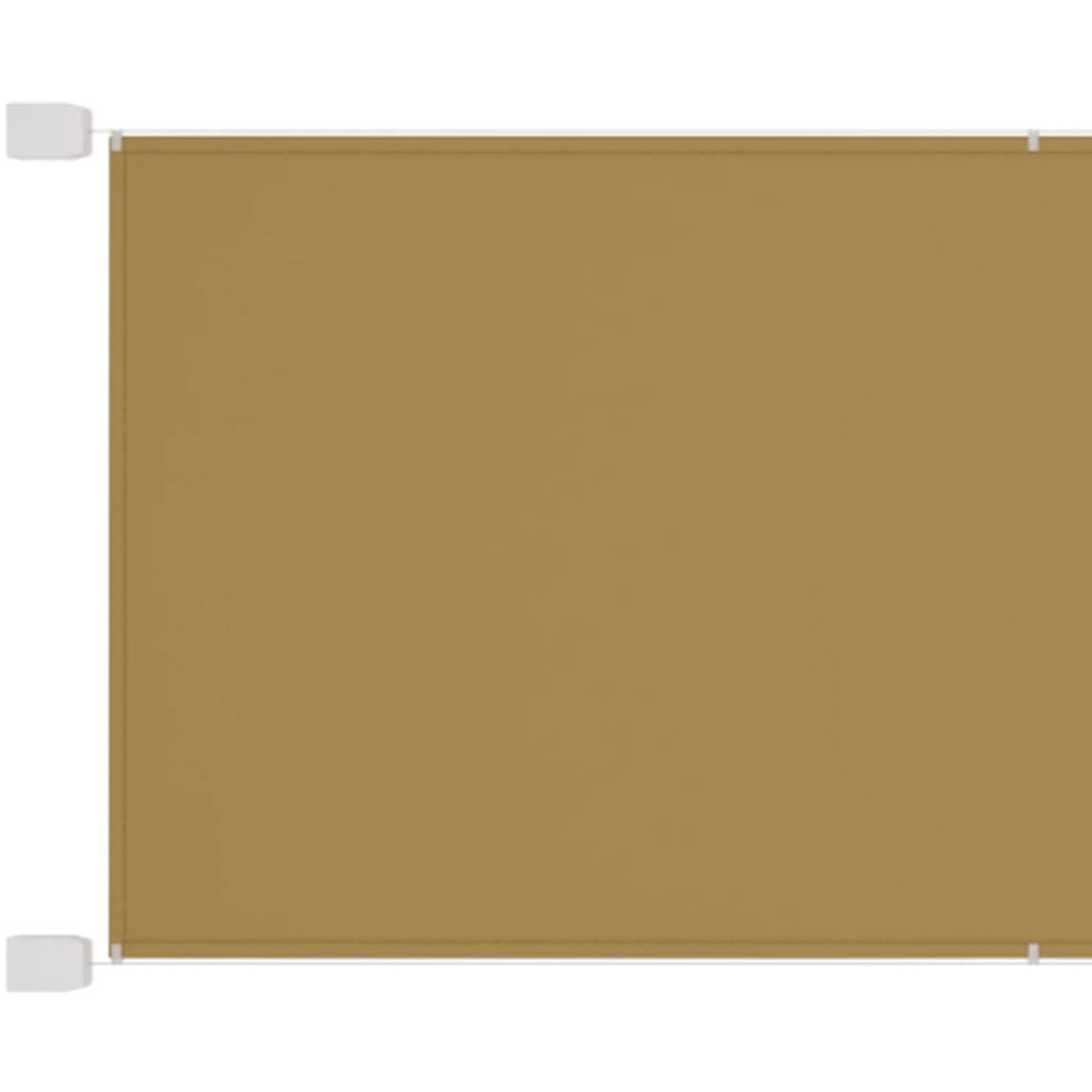 vidaXL Beige Oxford Fabric Vertical Awning 1.4 x 2.7m Image 2
