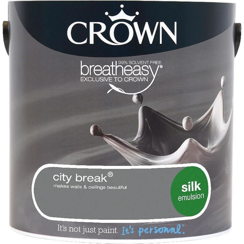 Crown City Break Silk Emulsion Paint 2.5L Image 1
