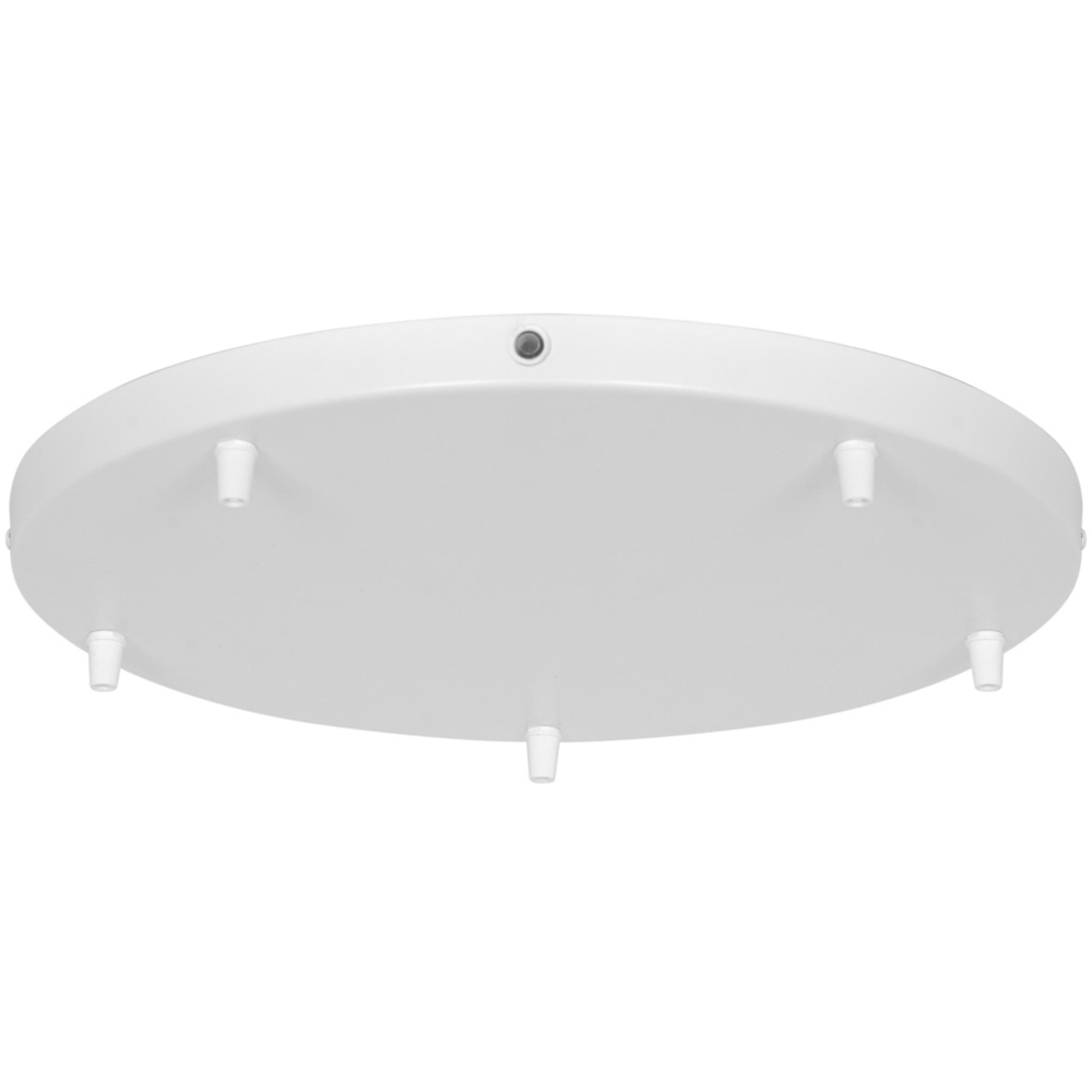 Nordlux Luana 5-Exits White Metal Pendant Light Canopy Image 1