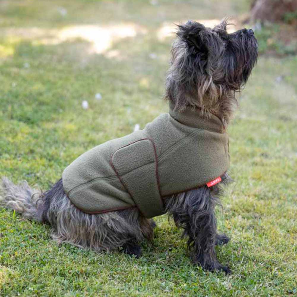 House Of Paws XX-Large Dog Green Fleece Coat Image 4