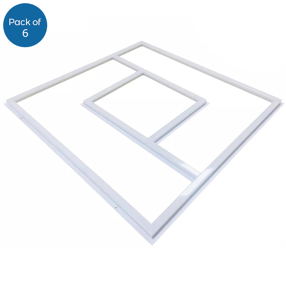 ENER-J 40W 6500K Cool White LED Panel Light 600 x 600mm 6 Pack Image 1