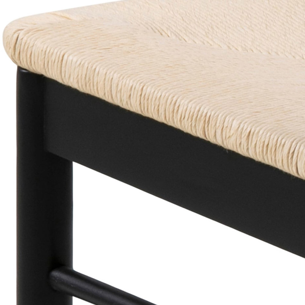Florence Cassandra Set of 2 Black Dining Chairs with Armrest Image 6