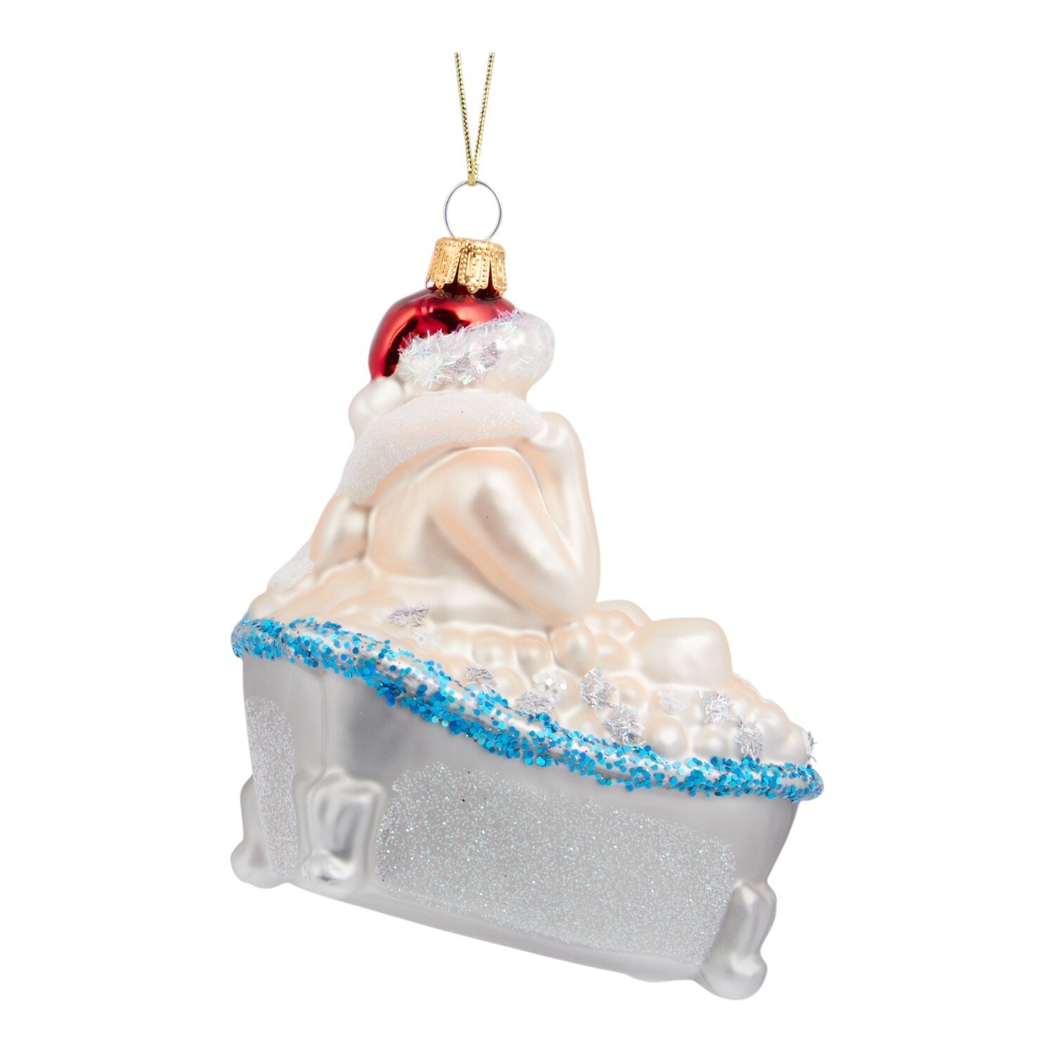 Santa Bubble Bath Hanging Decoration Image 3