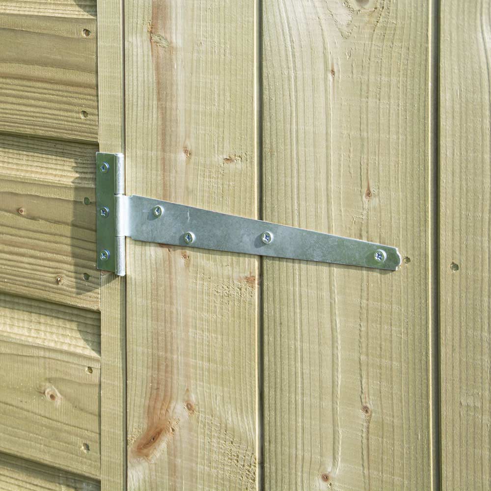 Rowlinson Oxford 4 x 3ft Pressure Treated Shiplap Shed Image 5