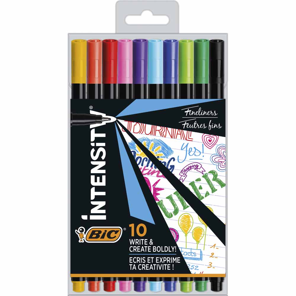 BIC Intensity Fineliner Pens 10 pack Image