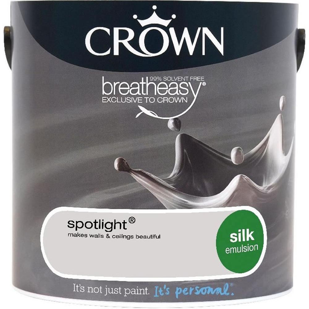 Crown Silk Emulsion Paint                         Spotlight 2.5L Image 1