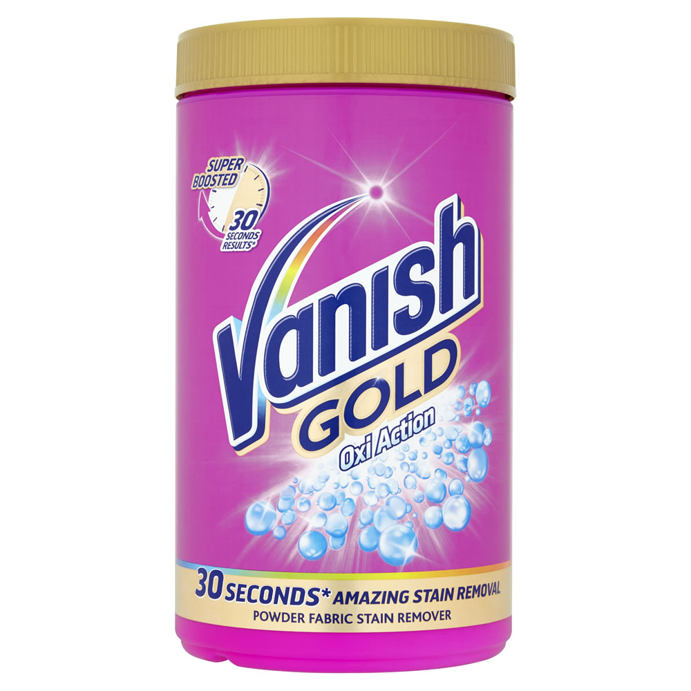 Vanish Gold Oxi Action Fabric Stain Remover Pink 135g Image