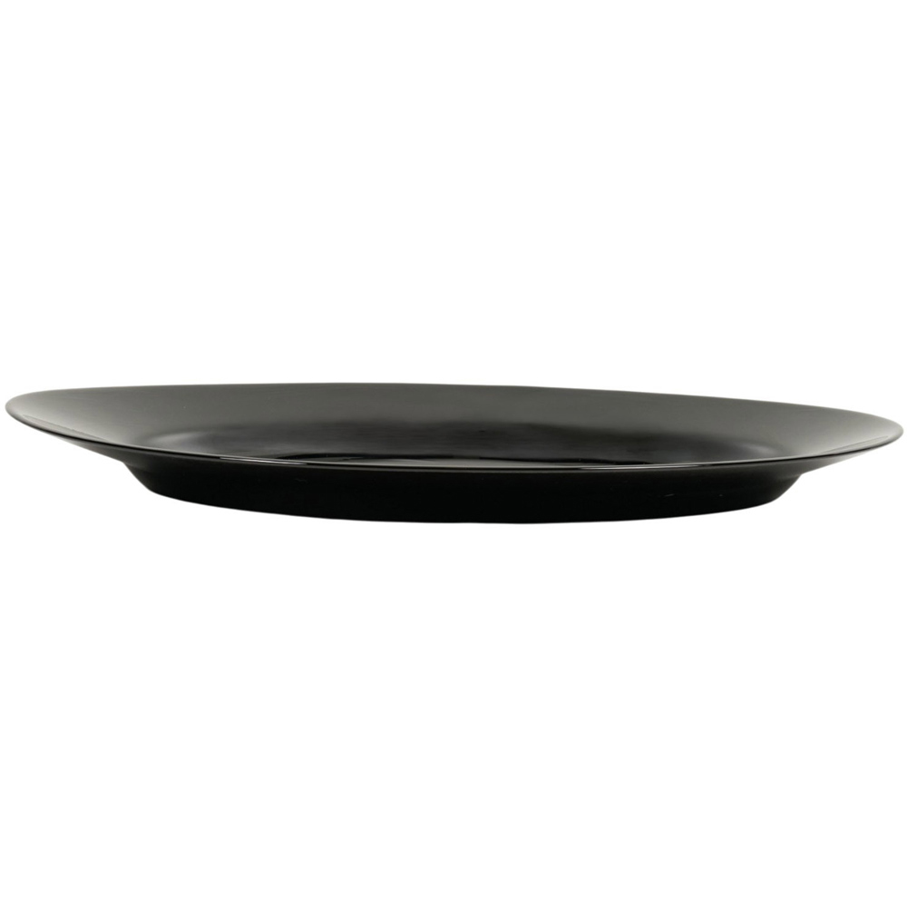 Denby Oval Steak Plate Black Image 3