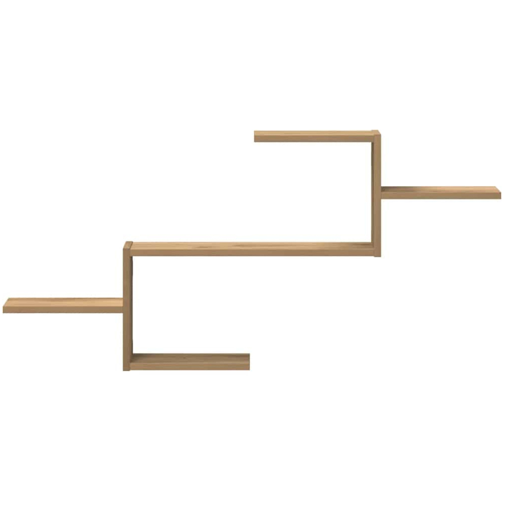 vidaXL 104 x 15 x 49cm Artisan Oak Wall Shelf Image 3
