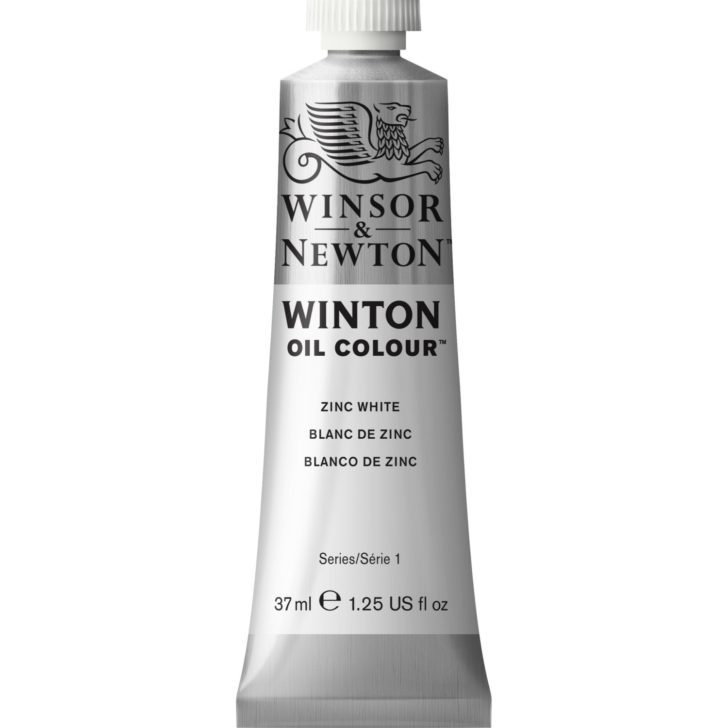 Winsor and Newton 37ml Winton Oil Colours - Zinc White Image 1
