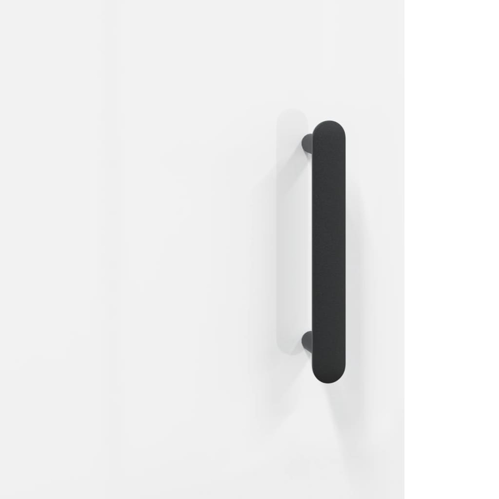 vidaXL 2 Door High Gloss White Sideboard Image 9