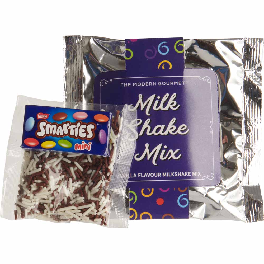 Wilko Mason Jar Milkshake Smarties Wilko